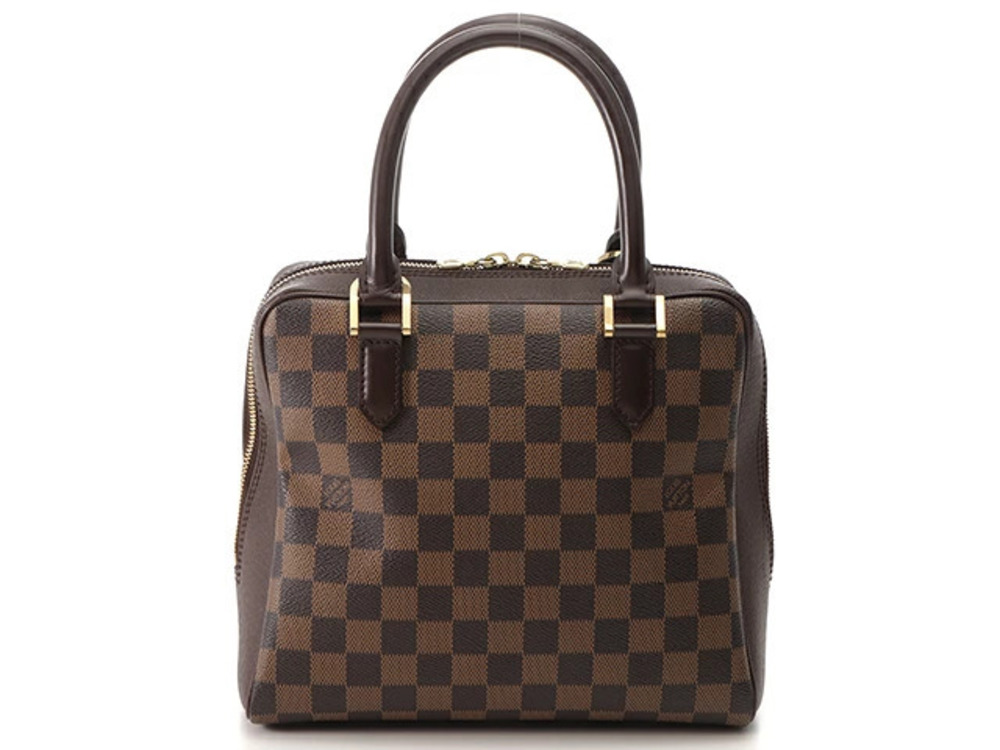 LOUIS VUITTON Handbag Brera Damier Ebene Brown